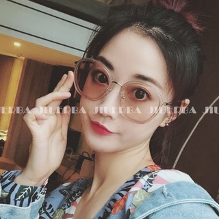 【ผู้หญิงแว่นตากันแดด】Korean Design Candy Color Round Oversized Sunglasses Women/Men