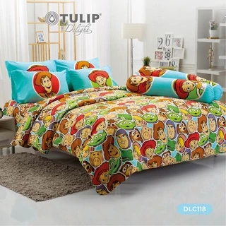 TULIP Delight ทอยสตอรี่ DLC118 ลิขสิทธิ์แท้ Toy Story ชุดผ้าปูที่นอน ผ้าห่ม ผ้านวม พิมพ์ลายการ์ตูน