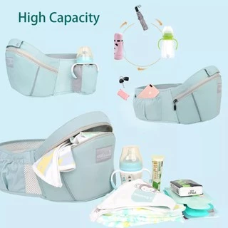 IUNYKเป้อุ้มเด็ก เป้อุ้มเด็กฝ้าย กระเป๋าอุ้มเด็ก 0-4 ปี Baby Carrier เป้อุ้มเด็กระบายอากาศ