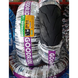 ยางนอกมอเตอร์ไซค์ GOODRIDE (ราคาต่อเส้น) H993 120/70-12 TUBELESS