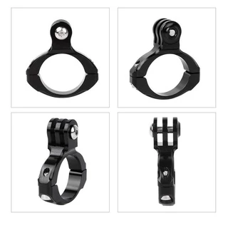 Aluminum Bike Clamp Bicycle Handlebar Mount Holder Adapter for GoPro/SJCam/YI อะแดปเตอร์อลูมิเนียมยึดจักรยาน Handlebar