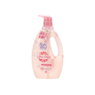 เบบี้มายด์ สบู่เหลว ไวท์ซากุระ 850 มล. Babi Mild Liquid Soap White Sakura 850 ml.