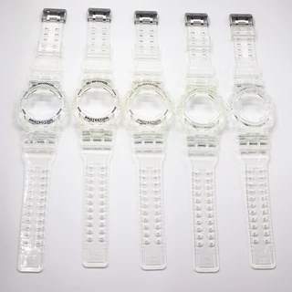 สายนาฬิกาข้อมือ สีโปร่งใส กันน้ํา สําหรับ Casio G-SHOCK GA120 110 100 GD100 GD110 GD120 GA-110GB GAX-100