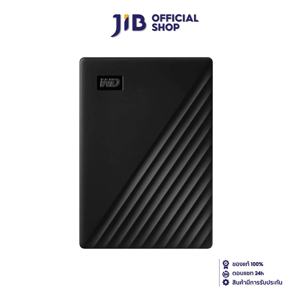 1 TB PORTABLE HDD (ฮาร์ดดิสก์พกพา) WD MY PASSPORT (BLACK) (WDBYVG0010BBK)