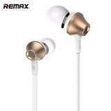 Remax หูฟัง Stereo Earphone  รุ่น RM-610D ( สีขาว-ทอง )