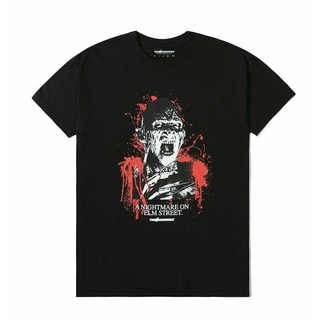 เสื้อยืดผ้าฝ้าย พร้อมส่ง เสื้อยืด พิมพ์ลาย Nwt The Hundreds X Nightmare On Elm Street Nightmare หลากสีสัน สําหรับผู้ชาย