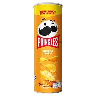 ราคาพิเศษ!! พริงเกิลส์ มันฝรั่งทอดกรอบ รสชีสซี่ ชีส 107กรัม Pringles Cheesy Cheese Flavour Potato Crisps 107g