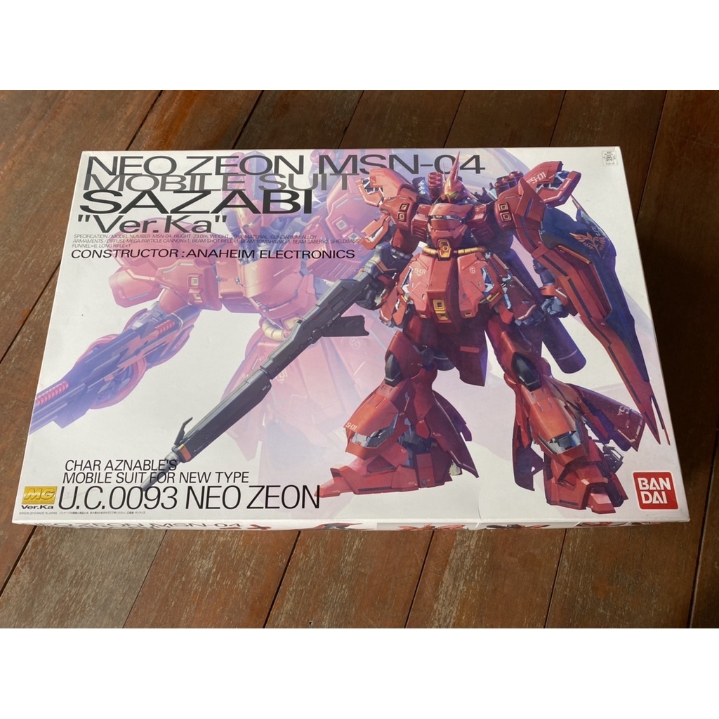 Bandai 1/100 MG MSN-04 Sazabi Ver. Ka - jepun_nn - ThaiPick