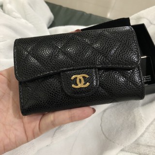 ❌❌sold❌❌Used like new Chanel card holder อะไหล่ทอง holo22 สภาพสวย ขอบมุมสวย หนังเงา