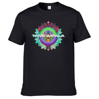 Tame Impala เควินปาร์คเกอร์วงร็อคเพลงเสื้อยืดผู้ชาย v&lt;t