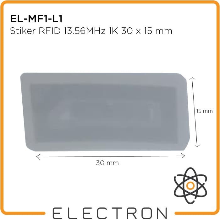 EL-HF1-L1 RFID 13.56 MHz 1K ป้ายสติกเกอร์แท็ก NFC RC522 สติกเกอร์ F08