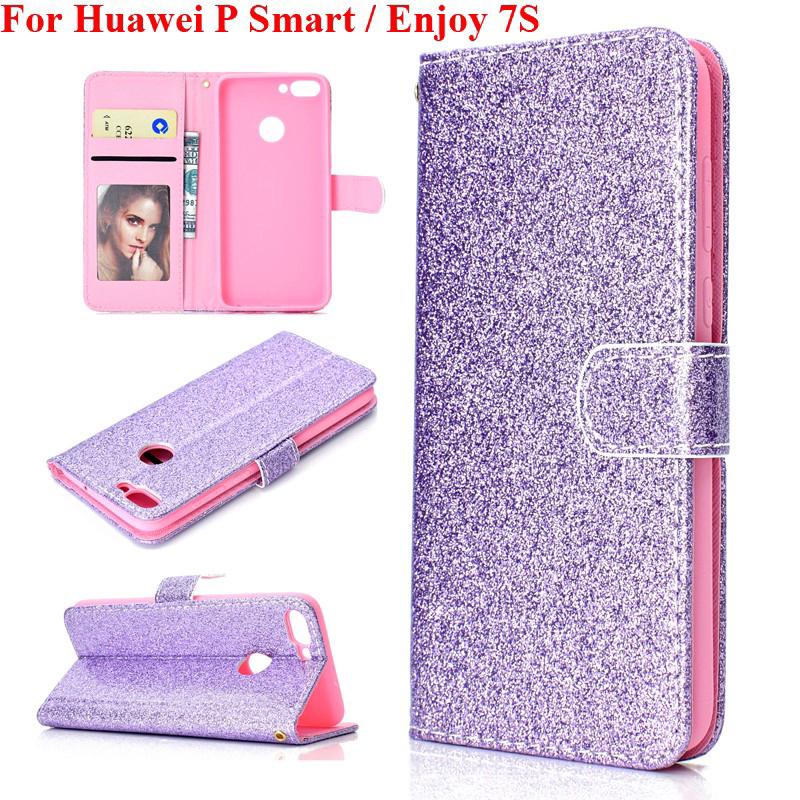 น่ารัก ซองหนัง แวว Huawei Y5 Y9 2018 Enjoy 7S เคส หุ้ม ฝาครอบป้องกัน