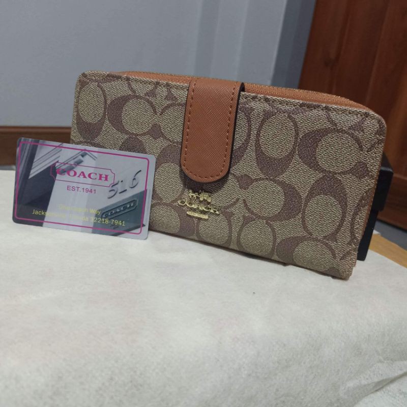 COACH,กระเป๋าสตางค์แฟชั่นผู้หญิง