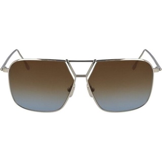 แว่นกันแดด VICTORIA BECKHAM-VB204S 706 Square Sunglasses Gold Brown Teal Gradient ของใหม่มือ1 ของแท้100%