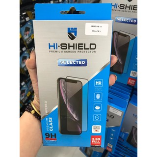 iPhone 11/11Pro/11ProMax (black)ฟิล์มกระจกนิรภัย Hi-Shield เต็มจอ2.5D (full frame)