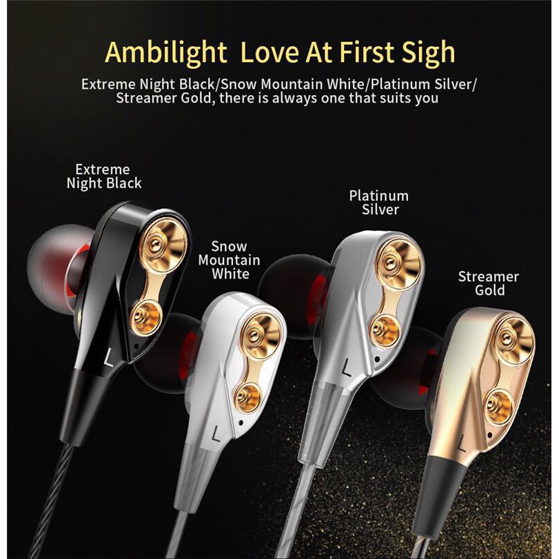 ROV ทรงพลังเสียง หูฟัง QKZ CK8 in ear monitor (IME)   ไดรเวอร์ เสียงดี มิติครบ ใช้ได้ทั้ง IOS androi