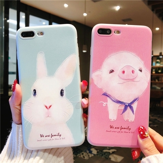 เคสโทรศัพท์มือถือลายการ์ตูนหมูสําหรับ Samsung Galaxy Note 8 9 10 Plus Lite 20 J2 J3 J5 J7 C9 Pro J7 Plus J2 J5 J7 Prime J4 J6 J8 Plus 2018