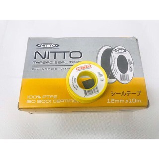 NITTO PRO THREAD SEALANT TAPE JAPAN 12*0.075mm 10m (_ สีเหลือง _)