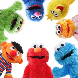 ตุ๊กตาหุ่นมือ รูปการ์ตูนเอลโม่ Sesame Street ขนาดใหญ่ เหมาะกับของขวัญวันเกิด คริสต์มาส สําหรับเด็ก