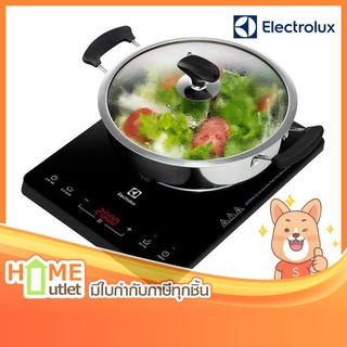 ELECTROLUX เตาไฟฟ้าตั้งโต๊ะ 30 ซม. 2,000 วัตต์ มีปุ่ม Hot pot รุ่น ETD29PKR (9284)