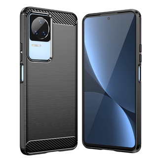 Lenuo Luxury Phone Case for Xiaomi Redmi K40 Pro / K50 Pro / K40S / K30 Pro / K20 Pro Case Ultra Thin Carbon Fiber Brushed Shockproof Protection Soft Back Covers