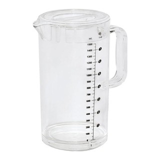 เหยือกน้ำอะคริลิค 1500 มล. สีขาว JCJ 1305 1500ml acrylic water pitcher white color JCJ 1305