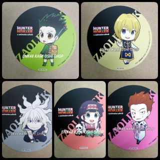 ที่รองแก้ว HunterXHunter ภาคโซลดิกส์ Gibi version SD จิบิ Animate Cafe Hunter