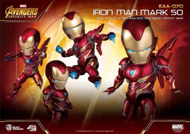 EGG ATTACK ACTION | 070 Avengers: Infinity Battle Iron Man Mark 50