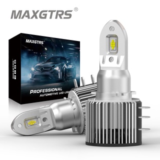 Maxgtrs หลอดไฟหน้า Led H15 12V 6000K 22000LM สําหรับ Ranger Explorer Golf 6 CX-5 A3 A6 Audi BMW 2 ชิ้น