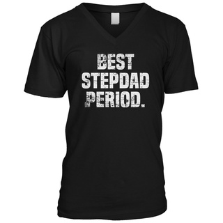 เสื้อยืดโอเวอร์ไซส์ขายดี เสื้อยืดลําลอง แขนสั้น คอกลม พิมพ์ลาย Best Stepdad Period Daddy Papa Pops Fathers Day สําหรับผู