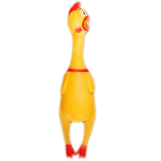 ⭐SH-PFF⭐Screaming Chicken Dog Chew Squeak Toy Vent Squeeze Sound Toys Funny Gadgets