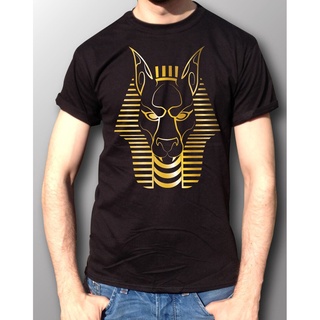 HOT SALINGเสื้อยืดผ้าฝ้ายNbf3f23r97r เสื้อยืด ผ้าฝ้าย ลาย Anubis Egyptian Illestwag Drake Dope Trap ER66WR16457 SD23WQ16