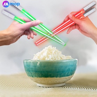 Lightsaber ตะเกียบไฟ Led เรืองแสง สําหรับร้านอาหาร คอนเสิร์ต [Mo]