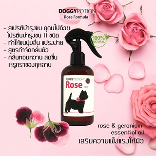 Puppy Potion Spray สเปรย์บำรุงขนสูตรโรสอโรมาเธราพี  250ml