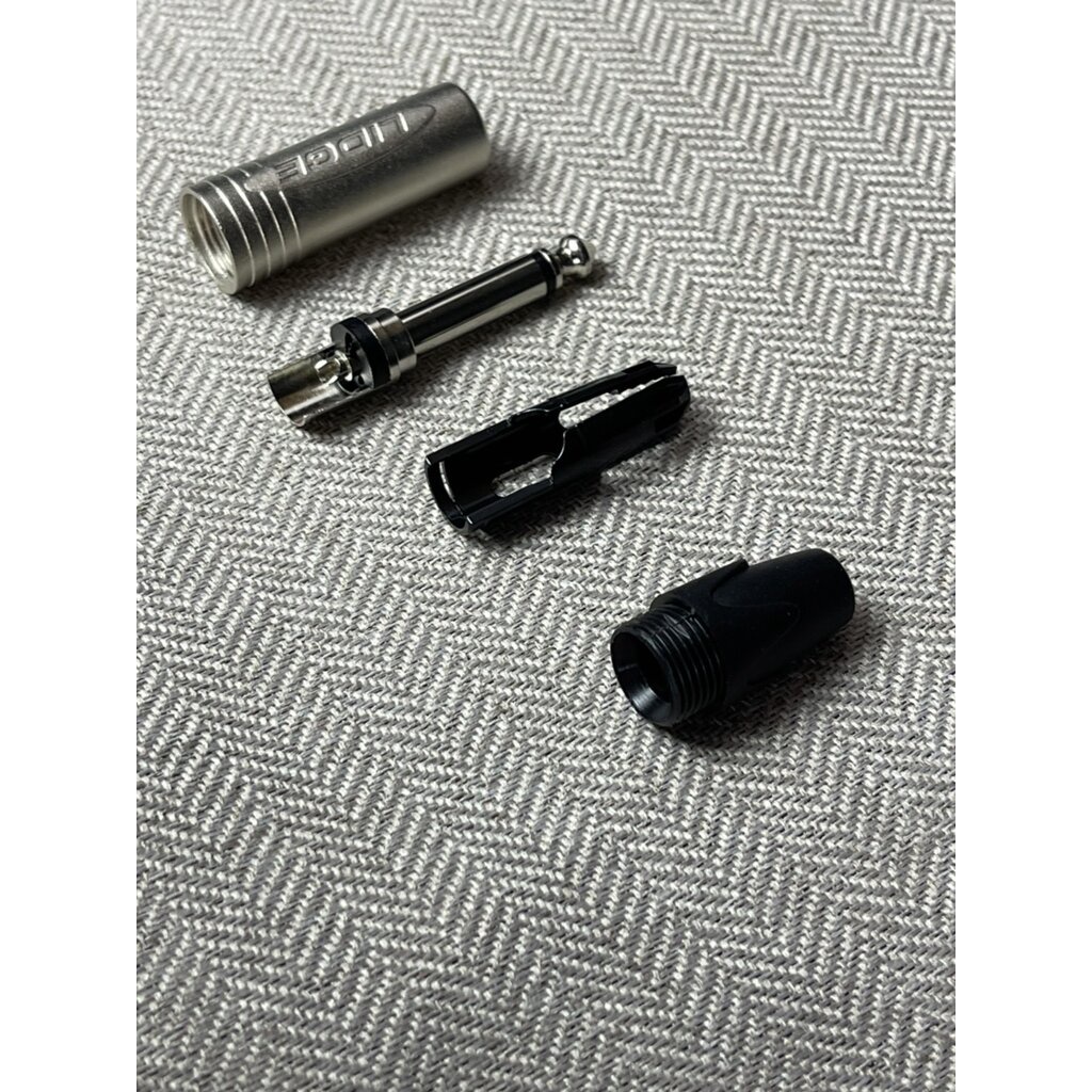 ปลั๊กไมค์ MIC MONO LIDGE YM-201D ปลั๊กโฟนโมโน 1/4 ปลั๊ก phone ลิดจ์ YM201D LIDGE Plug Mic Mono หัว Connector TS 6.35 mm.