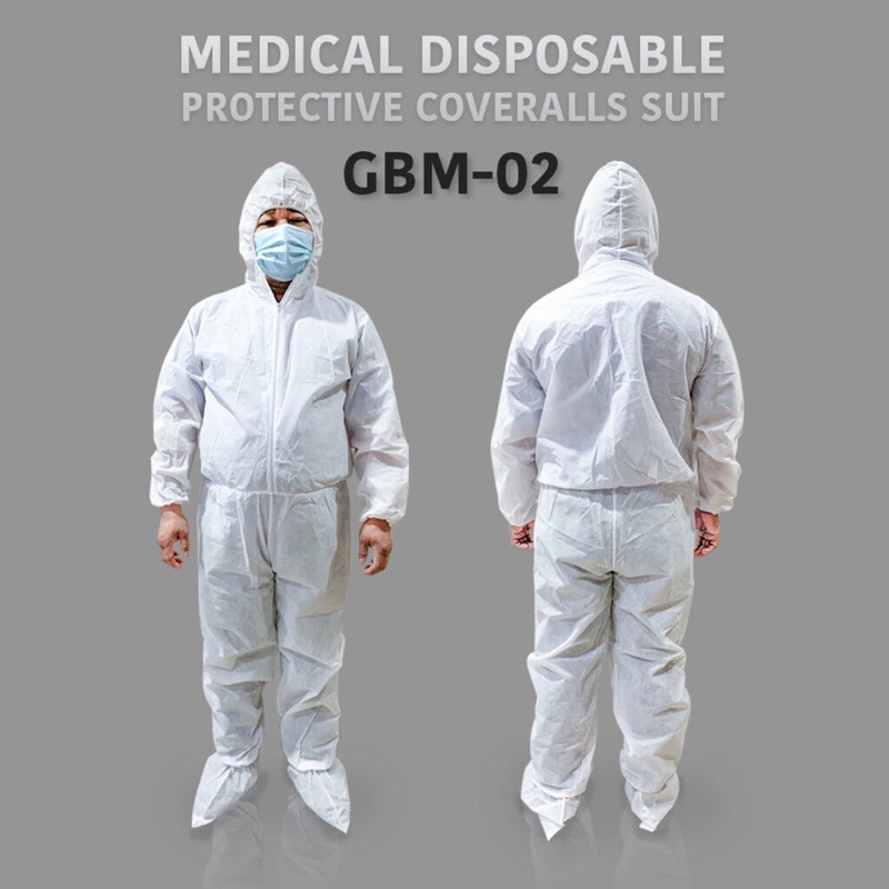 ถูกที่สุด พร้อมส่ง ชุด PPE ป้องกันเชื้อโรค