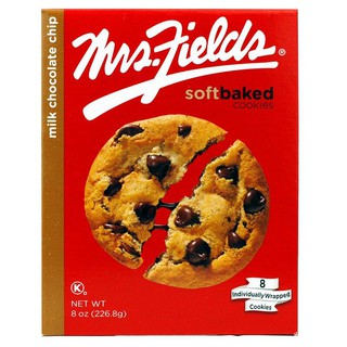 ﻿Mrs. Fields Milk Chocolate Chips Cookies มิสซิส ฟิลด์ คุ๊กกี้ มิลค์ ช็อคโกแลต ชิพ 226.8g.