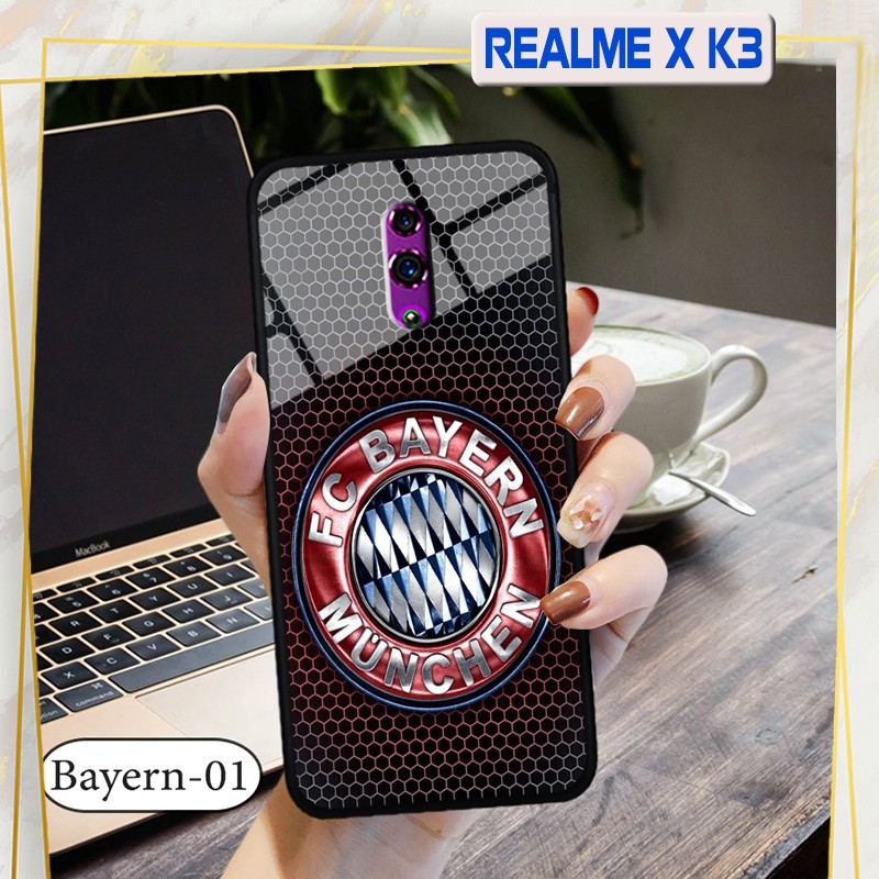 Realme X ♘ Realme X Glass Case Glossy Team