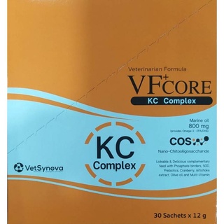 VFcore KC 1 กล่อง บรรจุ 30 ซอง (สีส้ม) Kidney care สูตรใหม่! ประกอบการรักษาโรคไต