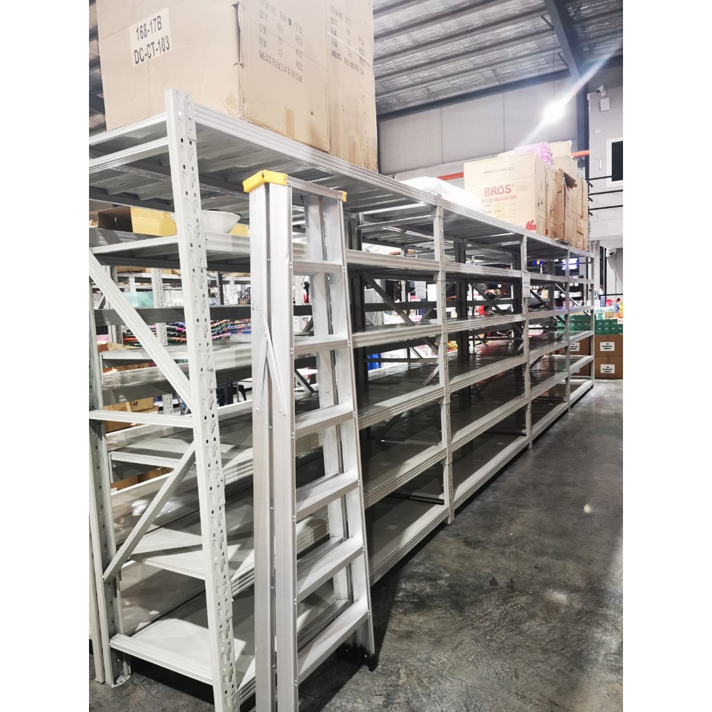 ชั้นวางสินค้า ทำจากเหล็ก ขนาด200*200*60 รับนน.200KG/ชั้น 800KG/ชุด ออกใบกำกับได้ - รูปที่ 7