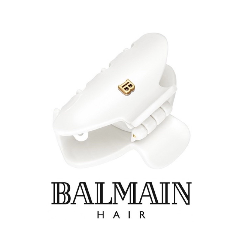 🍀พรีออเดอร์🍀 BALMAIN HAIR CLIP SMALL (WHITE) (S)