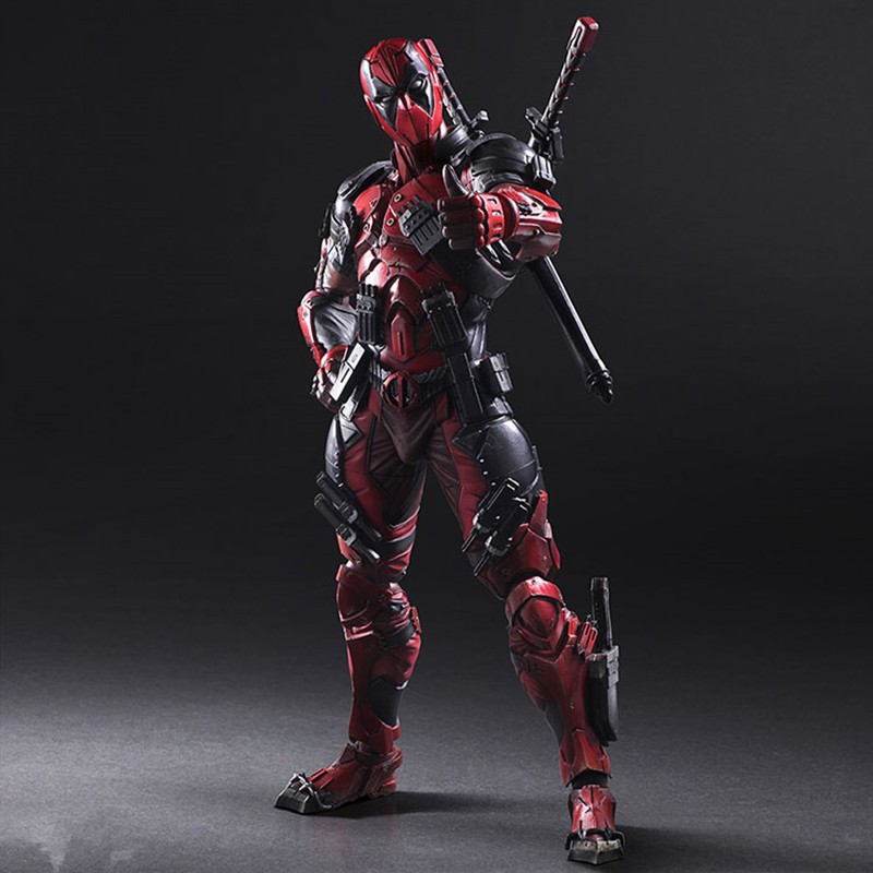 Play Arts Kai X-men Deadpool Wade Winston Wilson แอ็คชั่นฟิกเกอร์สะสม