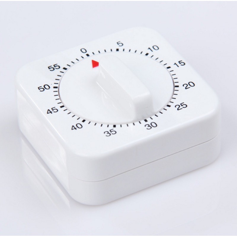 Timer นาฬิกาจับเวลาถอยหลังแบบหมุน ไขลาน จับเวลาได้สูงสุด 60นาที