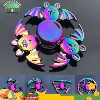 Ezbuy Hand Spinner โลหะ สีรุ้ง หลากสีสัน ของเล่นคลายเครียด สําหรับออฟฟิศ