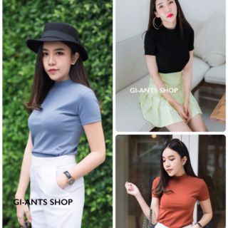เสื้อยืดคอเต่าแขนสั้น Gi-ants