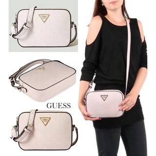 New Arrival!! Guess Womens Black Kamryn Top Zip Cross Body Bag กระเป๋าสะพายไหล่ ขนาดกำลังดี