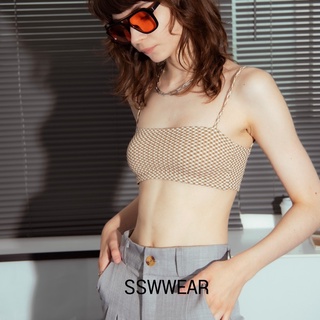 SSWWEAR  bonci top✨SSWB05  เสื้อ   เสื้อสายเดี่ยว  มีทั้งหมด 4 สี ❤️‍🔥พร้อมส่ง❤️‍🔥