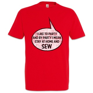 T-shirt  เสื้อยืด ลาย I Like To Party สําหรับช่างฝีมือS-5XL