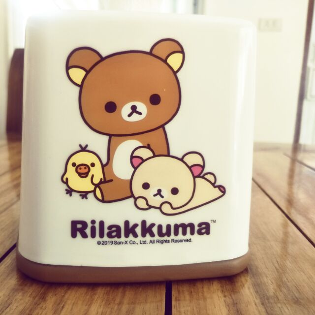 กล่องใส่ทิชชูม้วนกลม หมีRilakkuma