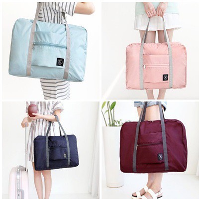 กระเป๋าเดินทาง กระเป่าใส่เสื้อผ้า ใบใหญ่ พับเก็บได้ บรรจุของได้เยอะ พร้อมเดินทาง